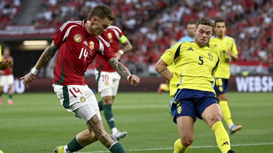 Hungria perde em casa com a Suécia por 2-0 em jogo particular