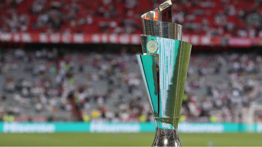 O troféu da Liga das Nações