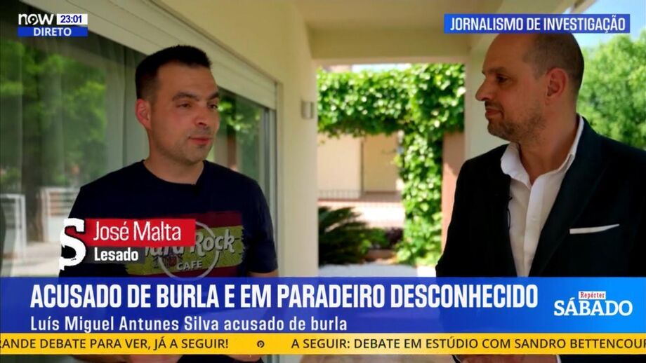 Luís Miguel Antunes Silva acusado de burla e em paradeiro desconhecido