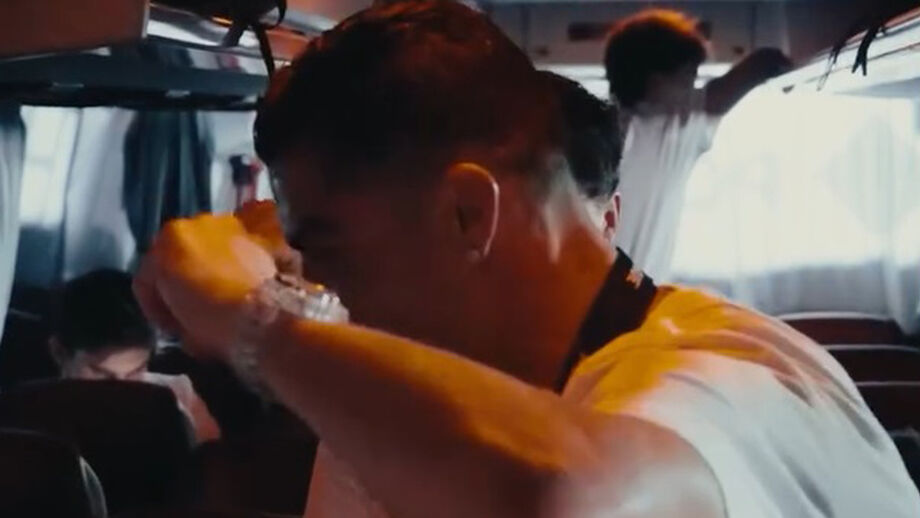 Antes da partida para Portugal