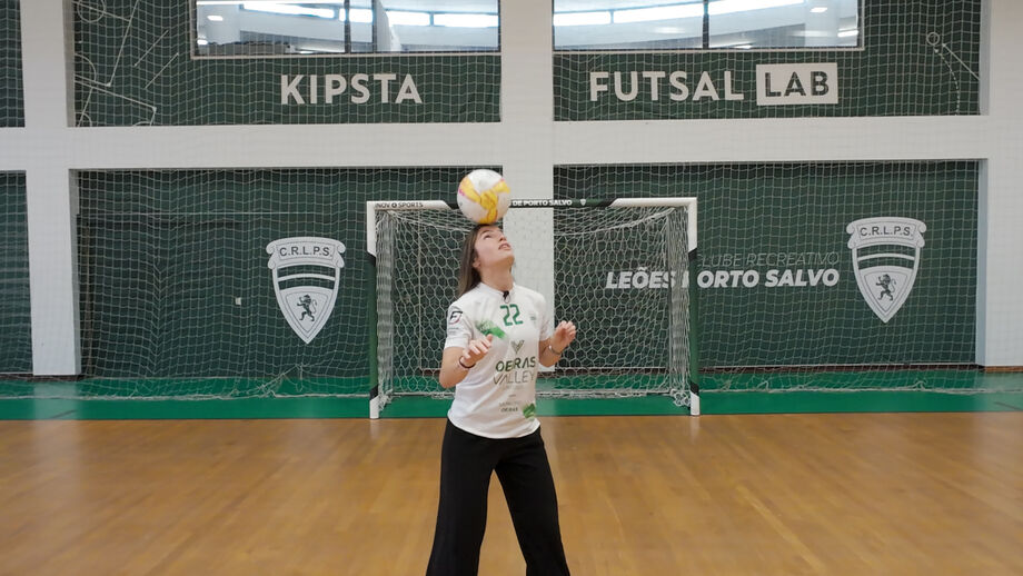 Jogadora do Leões de Porto Salvo sente que deu o passo certo