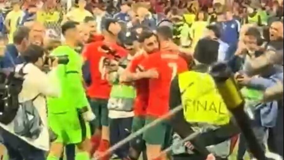 Atitude do médio não passou despercebida