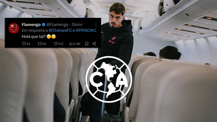 Flamengo reage após publicação nas redes sociais do Chelsea 