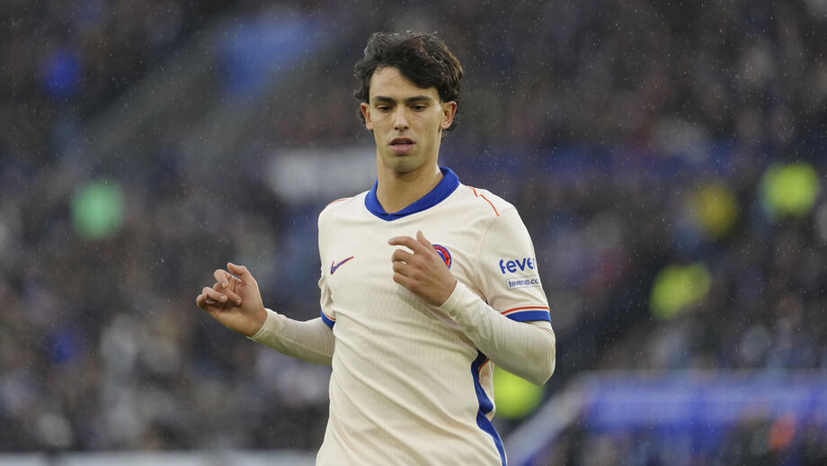 João Félix em ação com a camisola do Chelsea