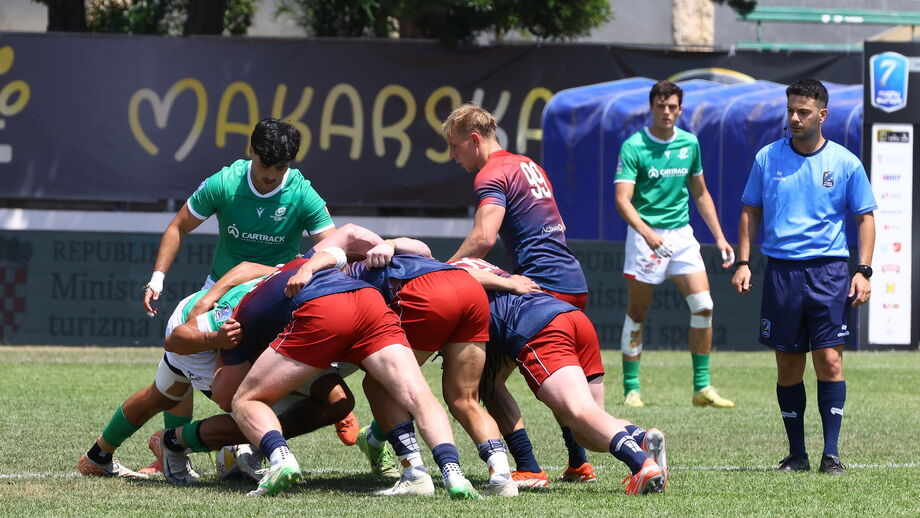 Portugal apura-se para os quartos de final do Europeu de râguebi 'sevens' em Makarska, Croácia