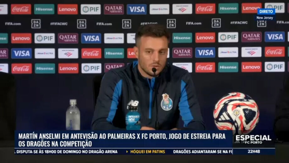 Durante a antevisão ao jogo com o Palmeiras, que marca a estreia do FC Porto no Mundial de Clubes