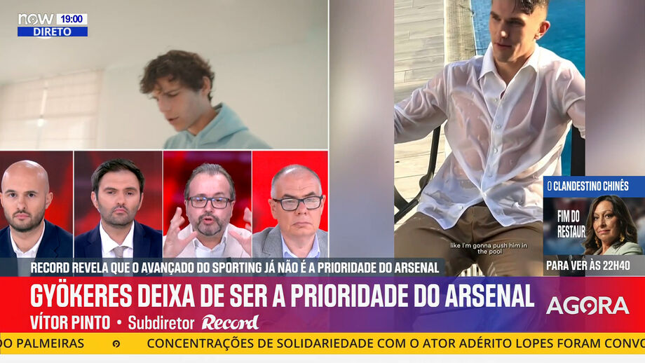 Vítor Pinto, subdiretor de Record, analisa pormenores da transferência do sueco 