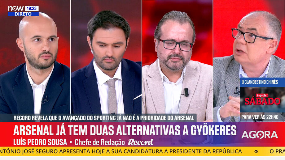 Luís Pedro Sousa, chefe de redação de Record, sobre transferência do avançado do Sporting