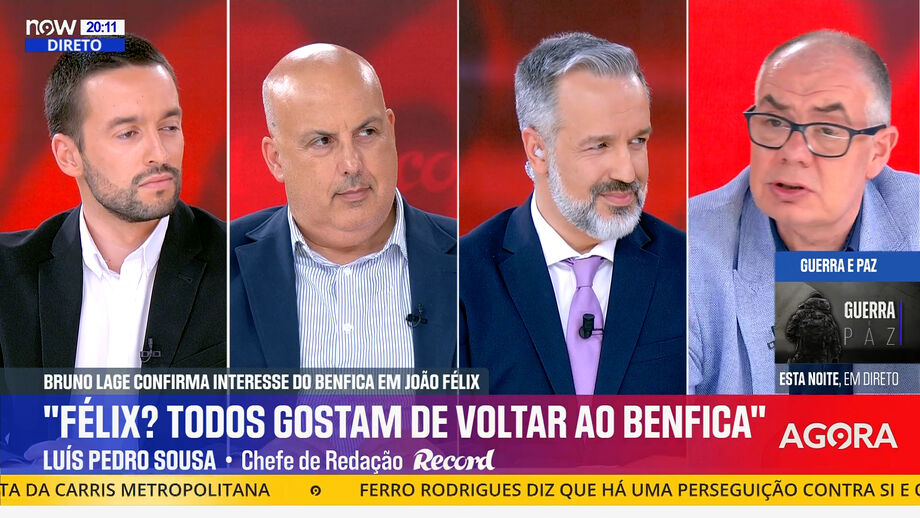 Chefe de redação de Record comenta conferência do treinador encarnado