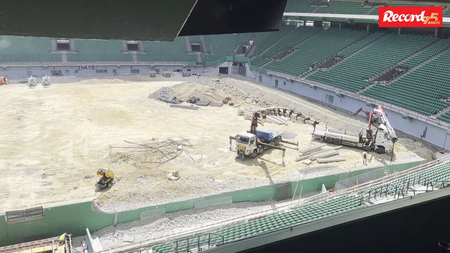 Trabalhos seguem em bom ritmo