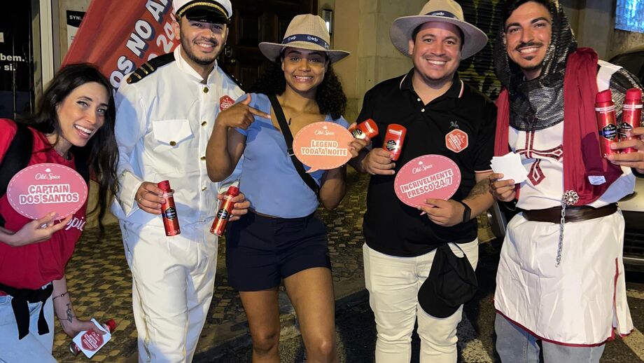 Equipas Old Spice refrescam Santos Populares em Lisboa, com Captain e Epic Legend
