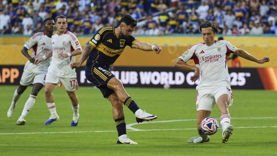 Benfica defrontou e empatou com o Boca Juniors (2-2) na 1.ª jornada