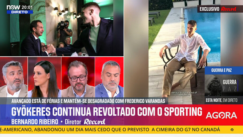 Diretor de Record em declarações no programa 'Record na Hora'