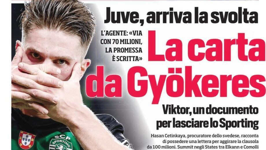 A capa do Corriere dello Sport