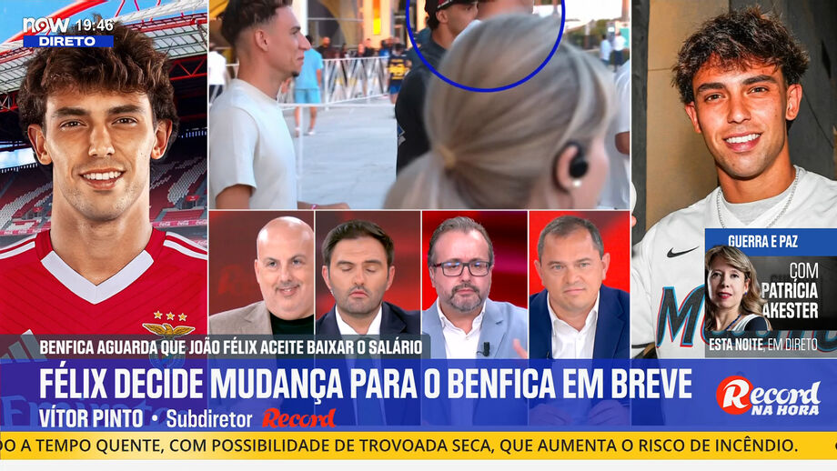 Vítor Pinto, subdiretor de Record, relaciona os dois cenários