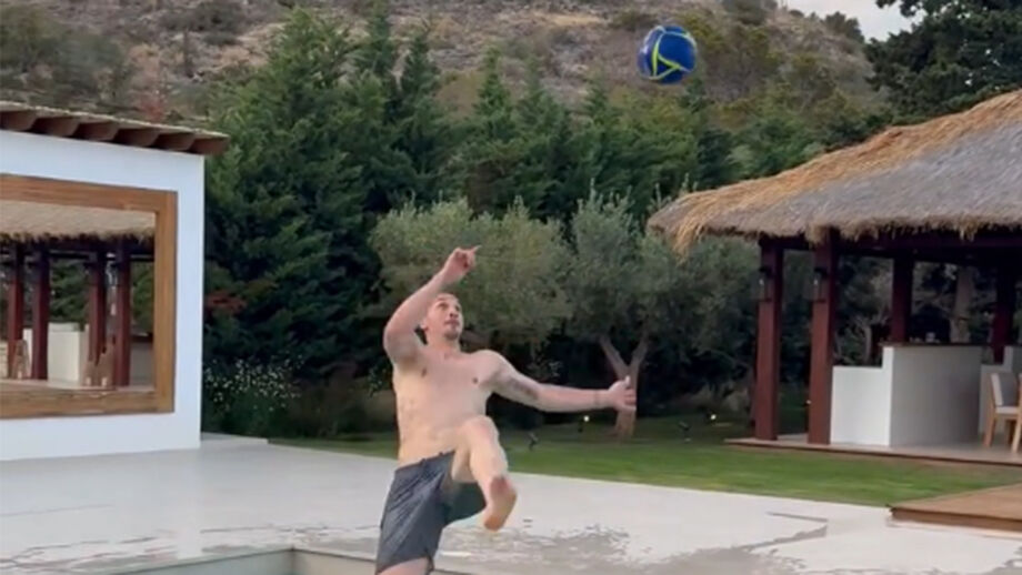 Antigo avançado sueco partilhou vídeo nas redes sociais