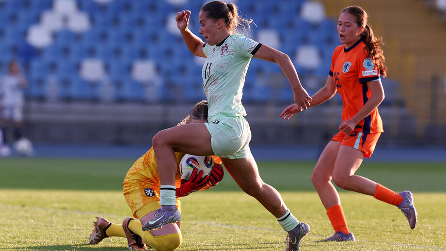 Portugal vence Holanda e apura-se para as 'meias' do Euro Sub-19 feminino e para o Mundial Sub-20