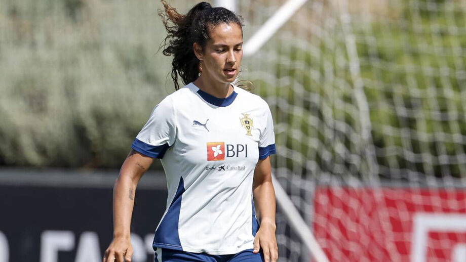Bárbara Lopes no treino