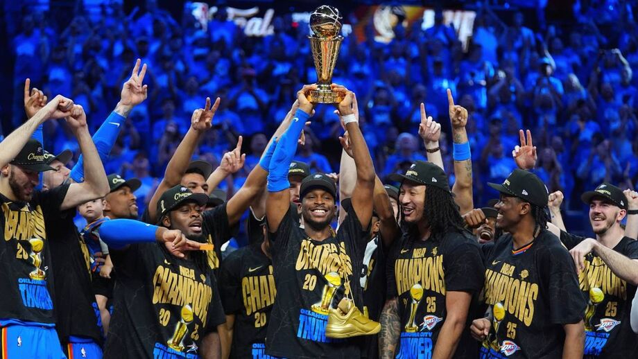 Oklahoma City Thunder vencem Pacers e conquistam título da NBA Oklahoma City Thunder vencem Pacers e conquistam título da NBA