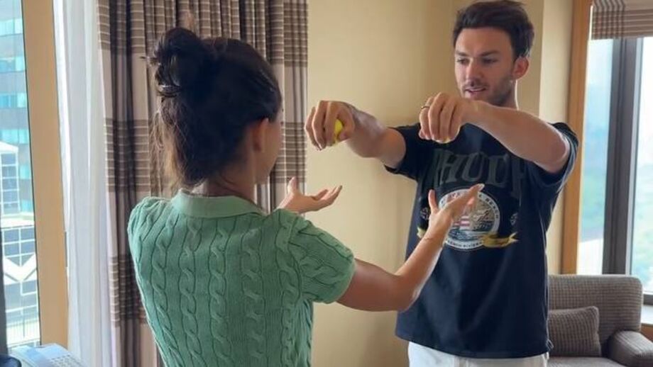 Momento foi partilhado nas redes sociais pelo casal