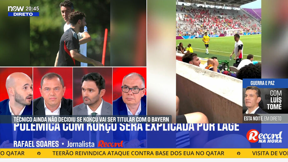 Rafael Soares, jornalista de Record, critica ação do jogador e também do treinador no episódio no jogo com o Auckland