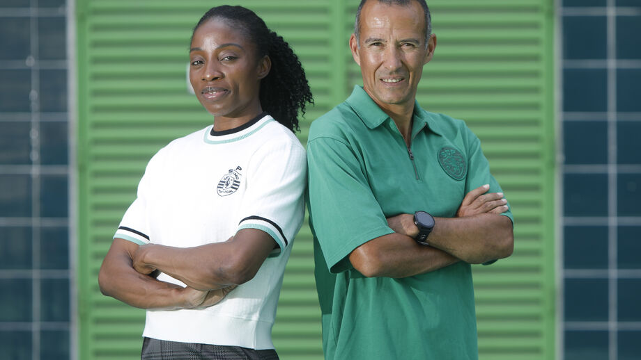 Lorene Bazolo e João Vieira, atletas do Sporting, superam idades e continuam a inspirar