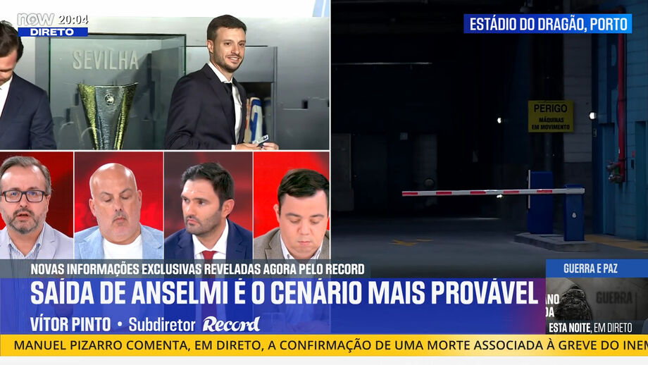 Subdiretor de Record faz ponto de situação do treinador argentino