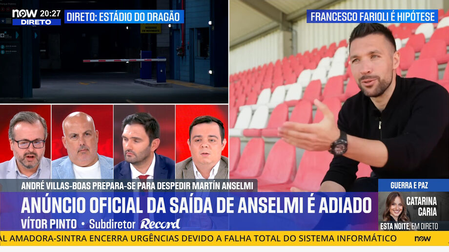 Subdiretor de Record aponta nomes equacionados por André Villas-Boas para o FC Porto