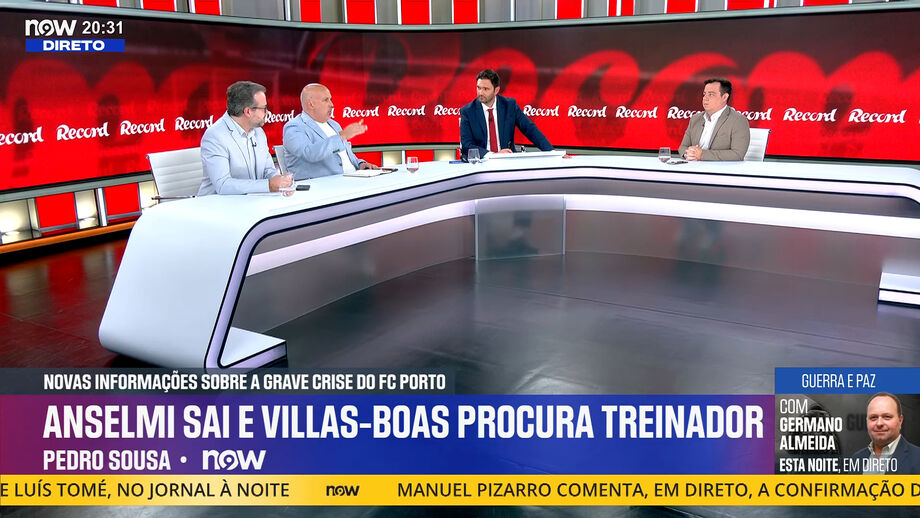 Comentador do Now sobre possíveis substitutos de Martín Anselmi no FC Porto
