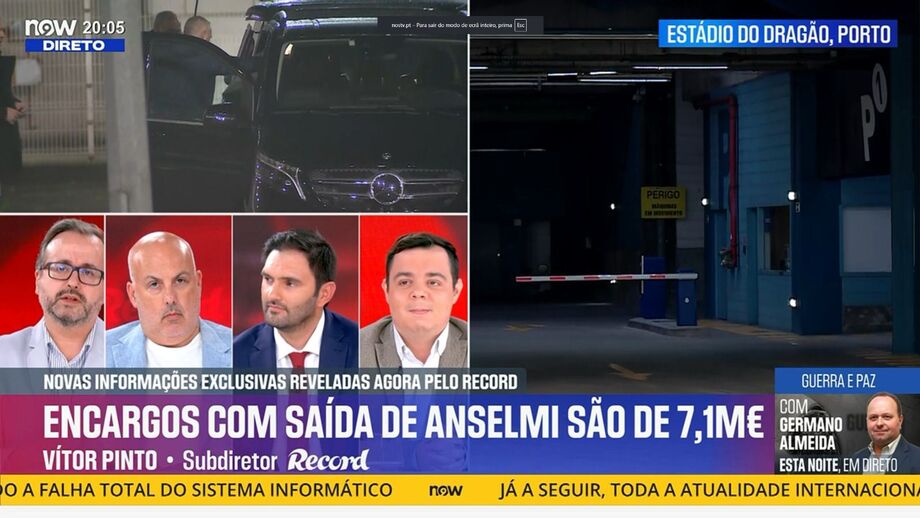 NOW a subir: 'Record na Hora' alcança melhor audiência de sempre e continua a derrotar 'CNN em Jogo'