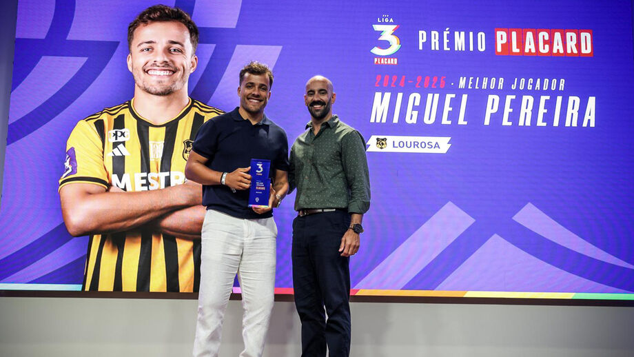 Miguel Pereira foi eleito melhor jogador da Liga 3