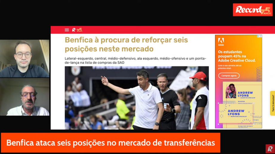 Análise aos temas que marcam a atualidade desportiva