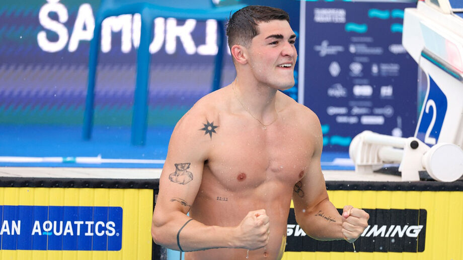 Diogo Ribeiro e Francisca Martins recebem felicitações do Governo pelas medalhas nos Europeus sub-23, em Samorin