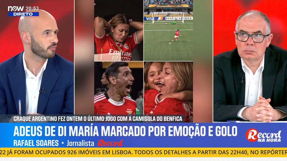 Rafael Soares, jornalista de Record, analisa última temporada do argentino no Benfica