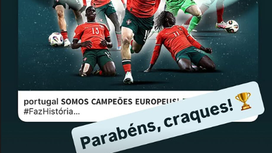 A mensagem de Cristiano Ronaldo