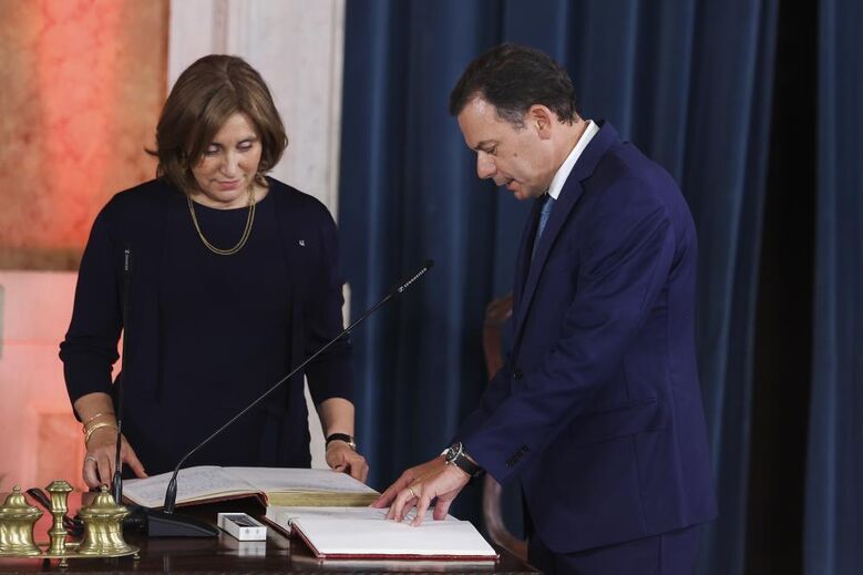 Posse de membros do Governo no Palácio Nacional da Ajuda, em Lisboa