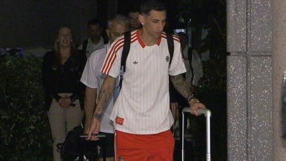 A chegada do Benfica aos EUA para participar no Mundial de Clubes