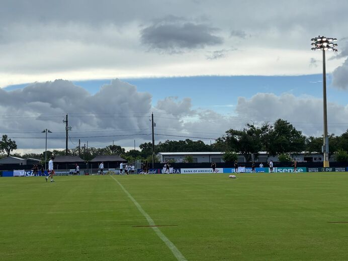 Segundo treino do Benfica em Tampa, Flórida