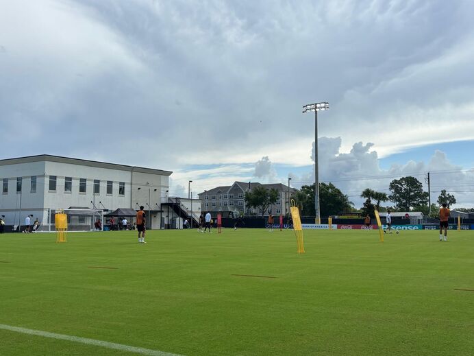 Segundo treino do Benfica em Tampa, Flórida