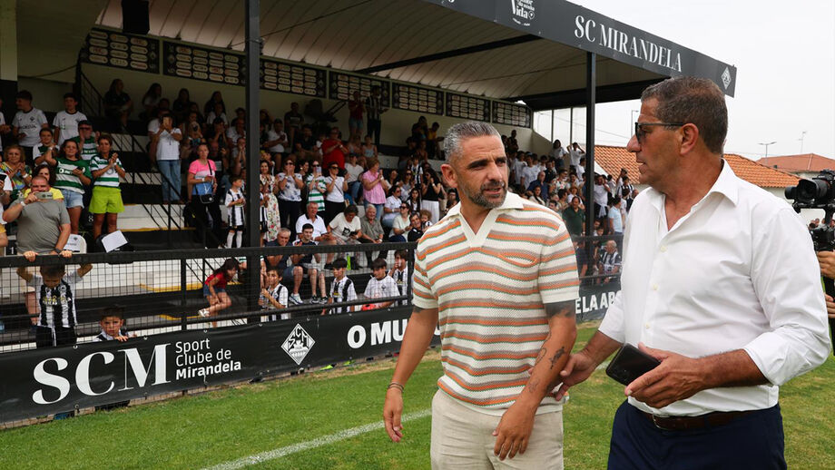 Rui Borges, campeão pelo Sporting, homenageado em Mirandela