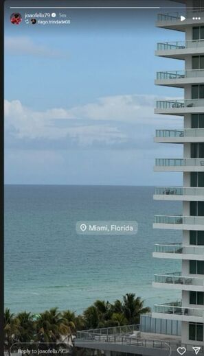 João Félix em Miami, Florida