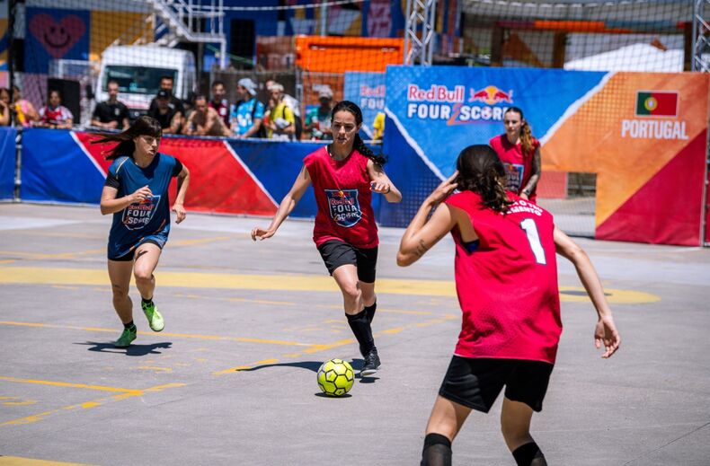 Kika Nazareth marca presença na final do Red Bull Four 2 Score em Portugal