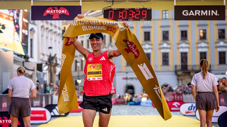Johannes Motschmann vence a Meia Maratona de Olomouc 2025