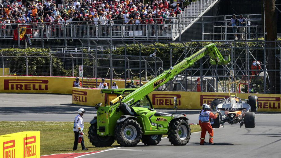 Incidente entre Norris e Piastri no Grande Prémio do Canadá termina com McLaren no muro