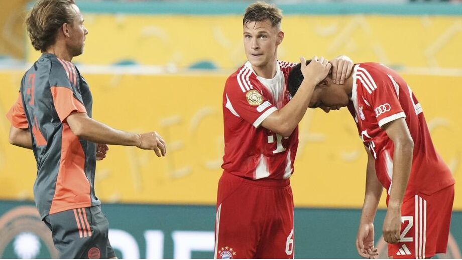 Kimmich conforta Musiala que saiu lesionado do jogo com o Boca Juniors