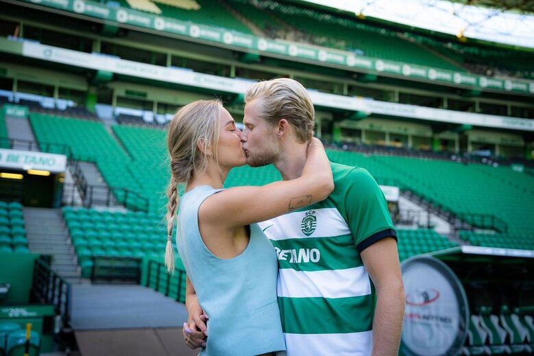 Hjulmand celebra casamento com festa no Estádio de Alvalade