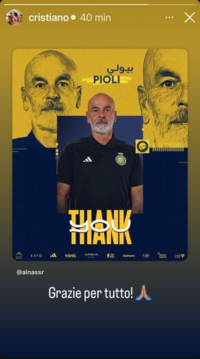 A publicação de Cristiano Ronaldo