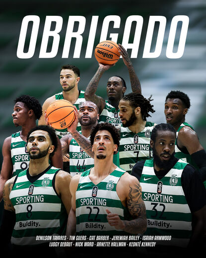 Sporting homenageia Denilson Tavares, Tim Guers e mais sete jogadores após época de mudanças
