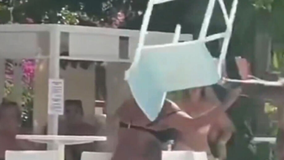 Herói em Wembley atira cadeira a mulher nas férias em Ibiza 