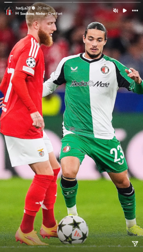 Hadj-Moussa recorda jogo na Luz, com interesse do Benfica
